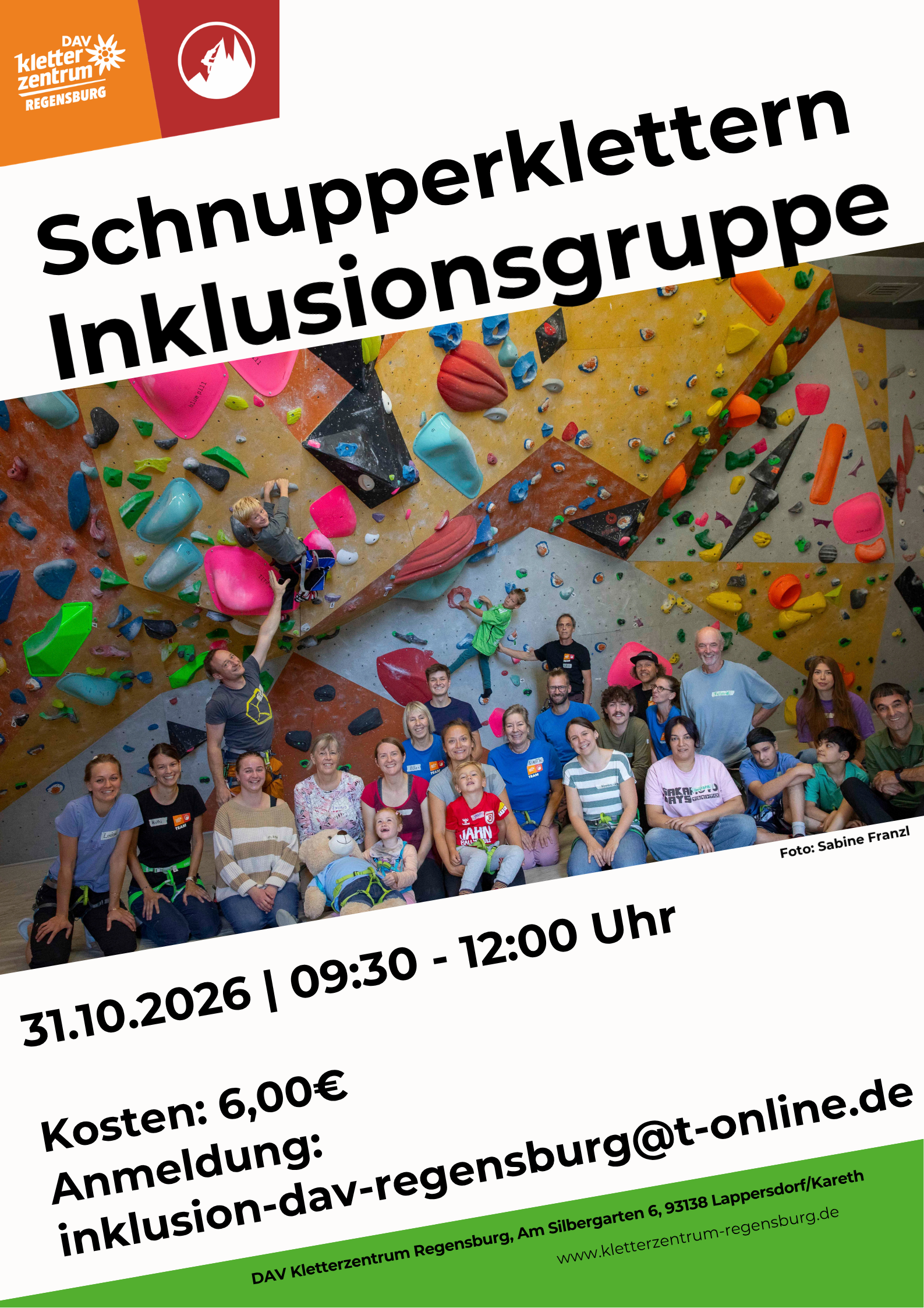 Schnupperklettern Inklusion